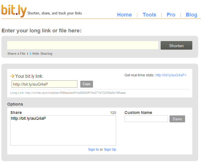 خدمة تقصير الروابط bit.ly خدمة تقصير الروابط bit.ly