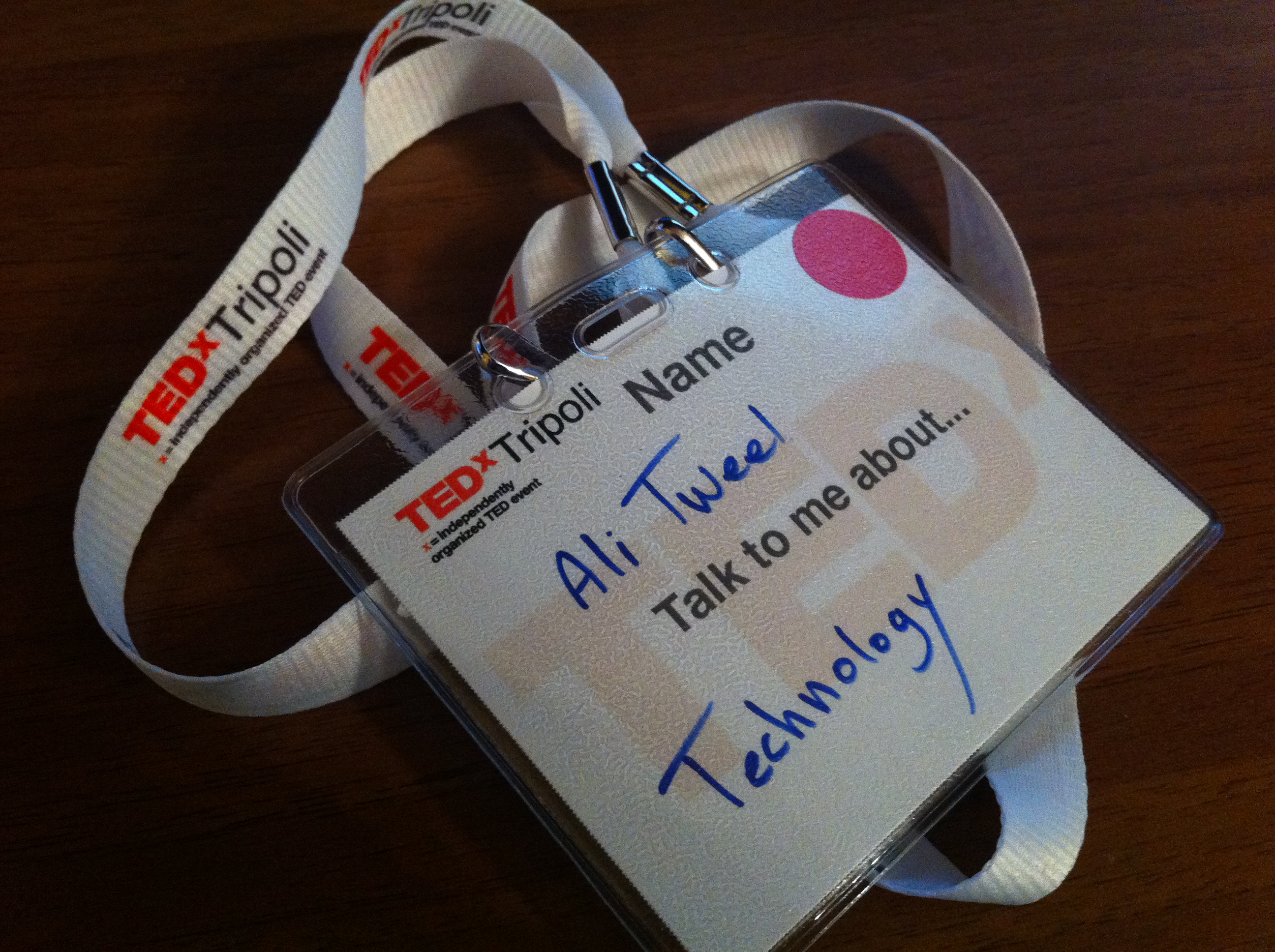 بطاقة مؤتمر تيد