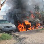 إشتباكات الليثي وحرق منازل وسيارات وبشر