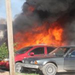 إشتباكات الليثي وحرق منازل وسيارات وبشر
